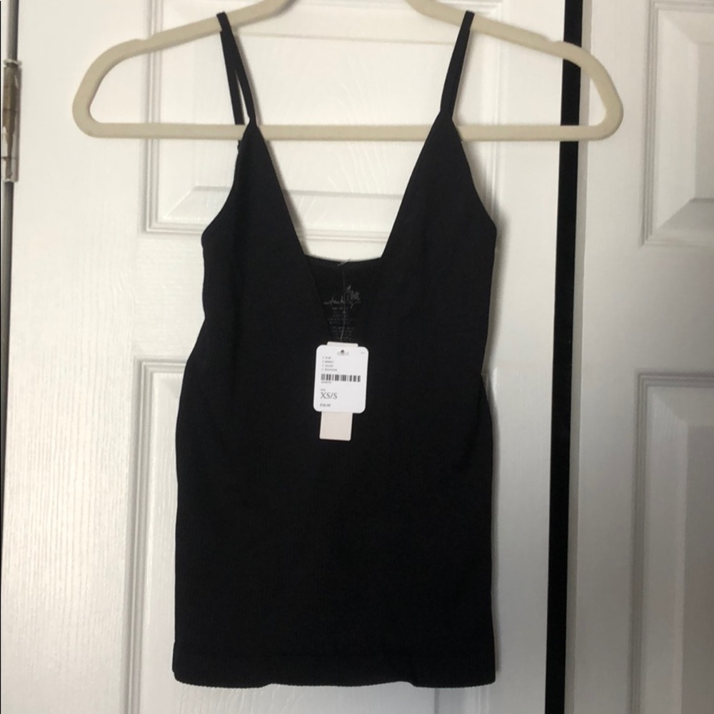 Intimate FREE PEOPLE Mesh Ribbed Tank Top